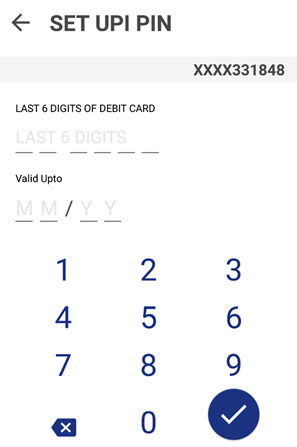 Enter Card Detail