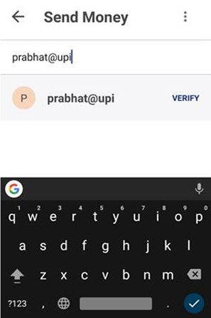 Send Money UPI